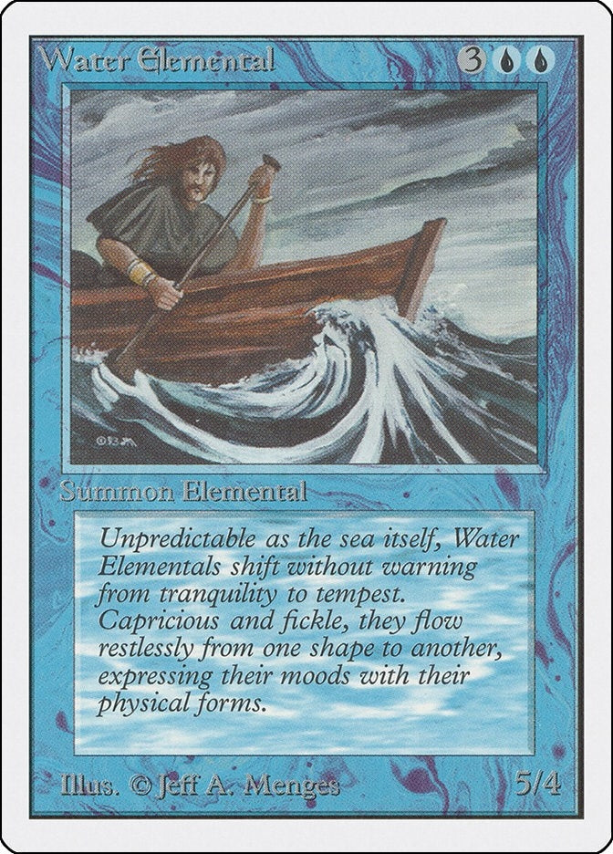 Water Elemental [2ED] - MTG Single