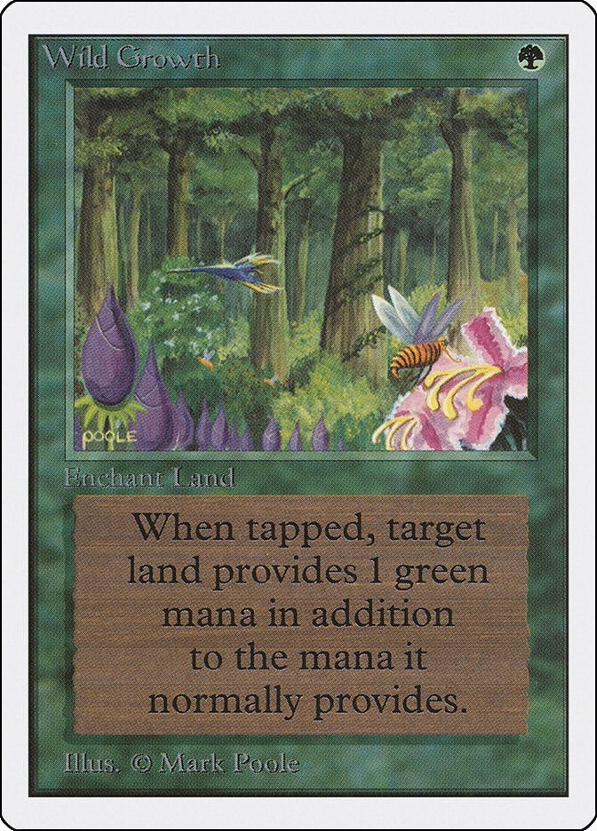Wild Growth [2ED] - MTG Single