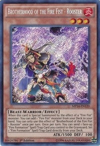 Brotherhood of the Fire Fist - Rooster (14120) (MP14) - YuGiOh Single