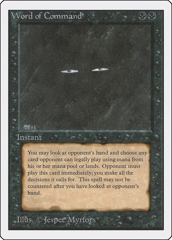 Word of Command [2ED] - MTG Single