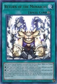 Return of the Monarchs (14173) (MP14) - YuGiOh Single