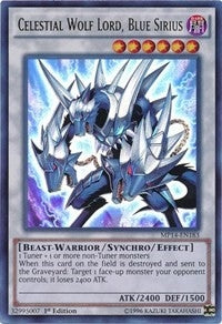 Celestial Wolf Lord Blue Sirius (14183) (MP14) - YuGiOh Single