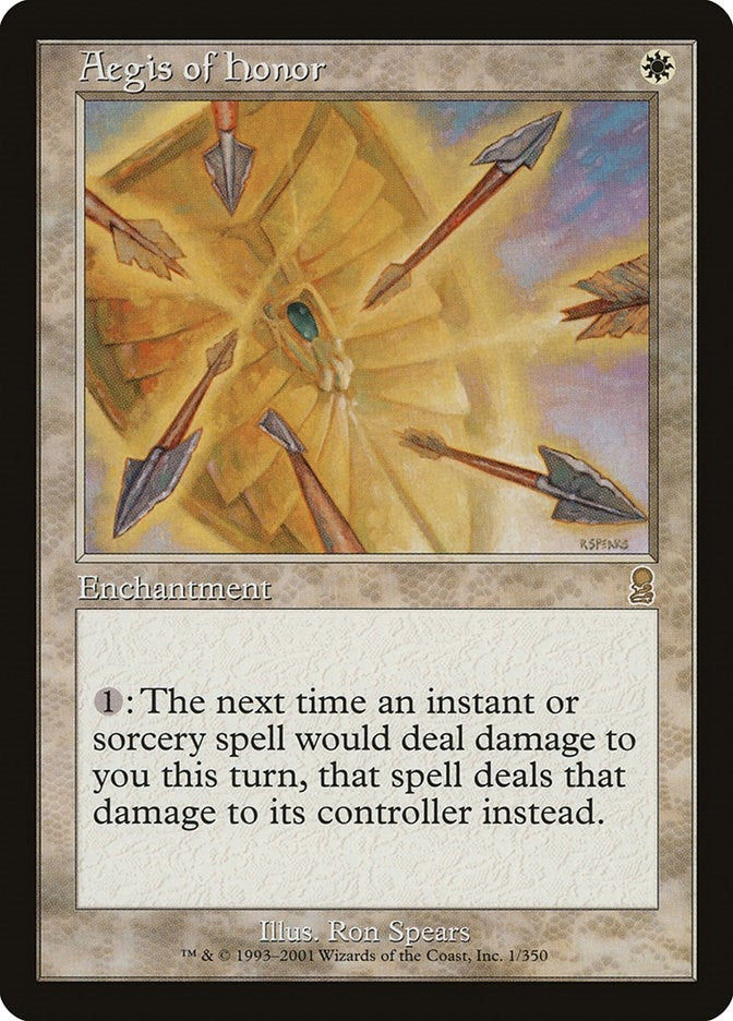 Aegis of Honor (1) [ODY] - MTG Single