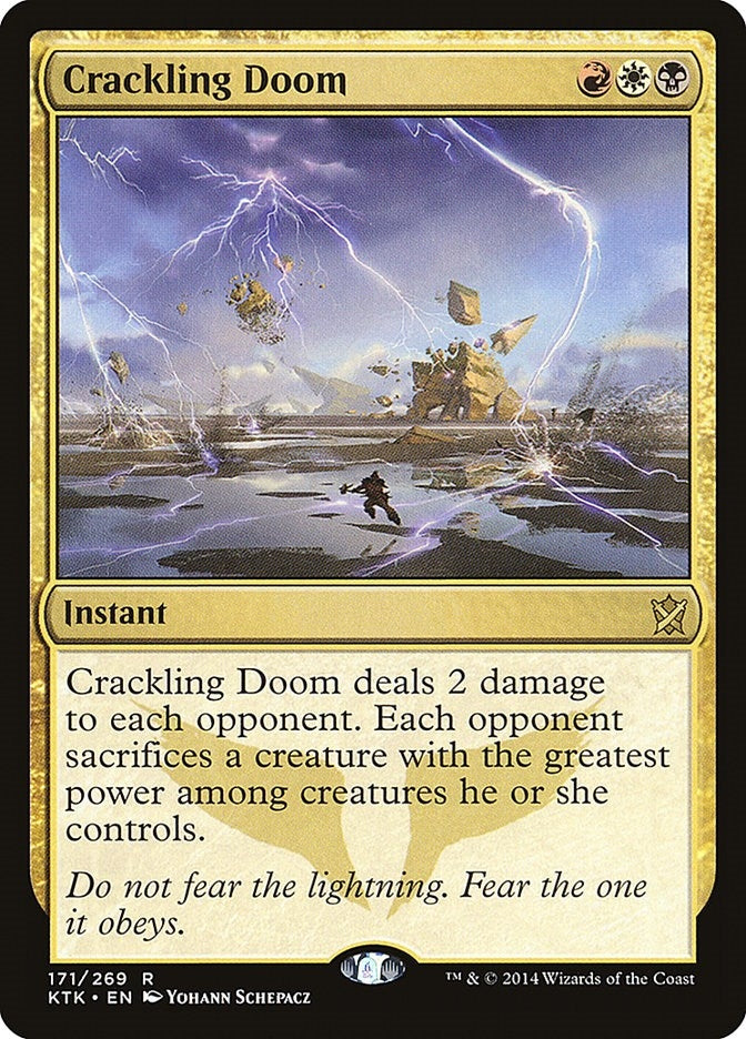 Crackling Doom (171) [KTK] - MTG Single