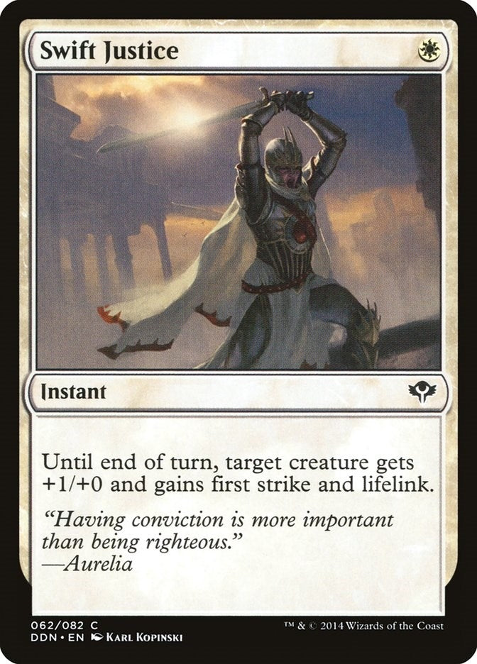 Swift Justice (62) [DDN] - MTG Single