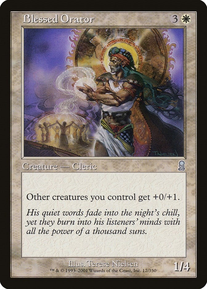 Blessed Orator (12) [ODY] - MTG Single