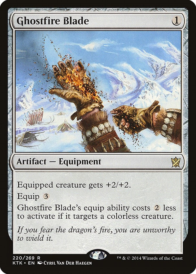 Ghostfire Blade (220) [KTK] - MTG Single
