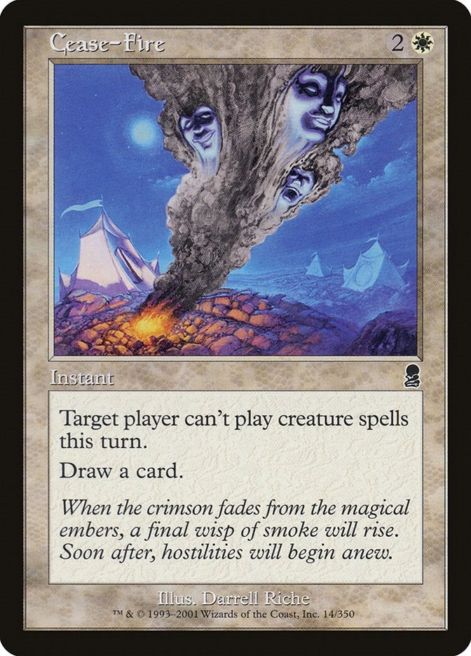 Cease-Fire (14) [ODY] - MTG Single
