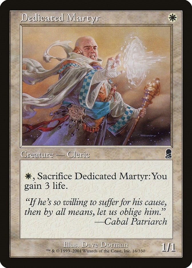Dedicated Martyr (16) [ODY] - MTG Single
