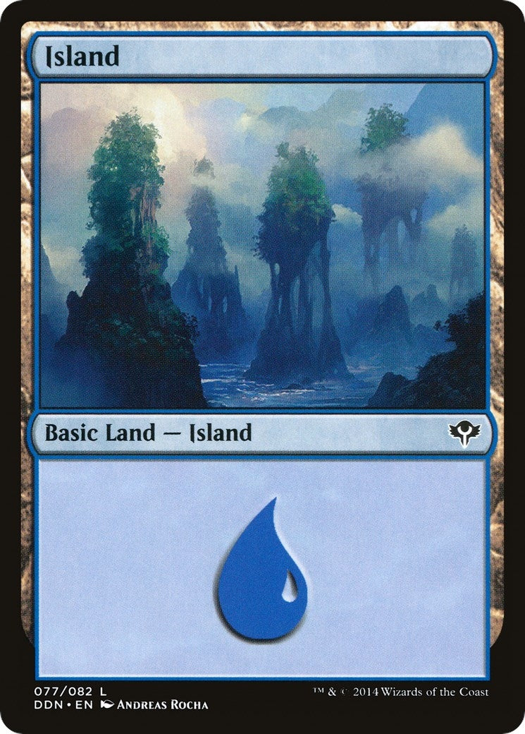 Island (077) (77) [DDN] - MTG Single