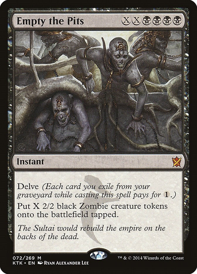 Empty the Pits (72) [KTK] - MTG Single