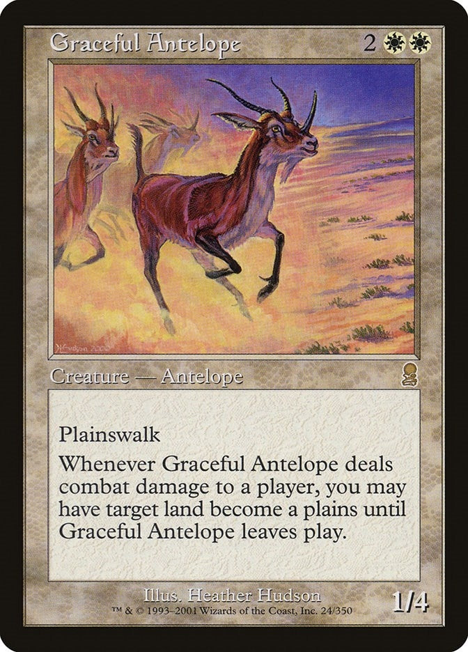 Graceful Antelope (24) [ODY] - MTG Single