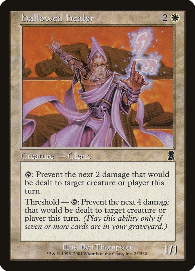 Hallowed Healer (25) [ODY] - MTG Single