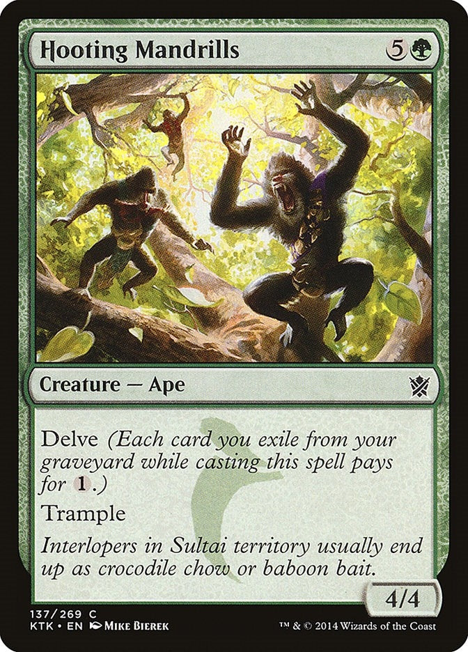 Hooting Mandrills (137) [KTK] - MTG Single
