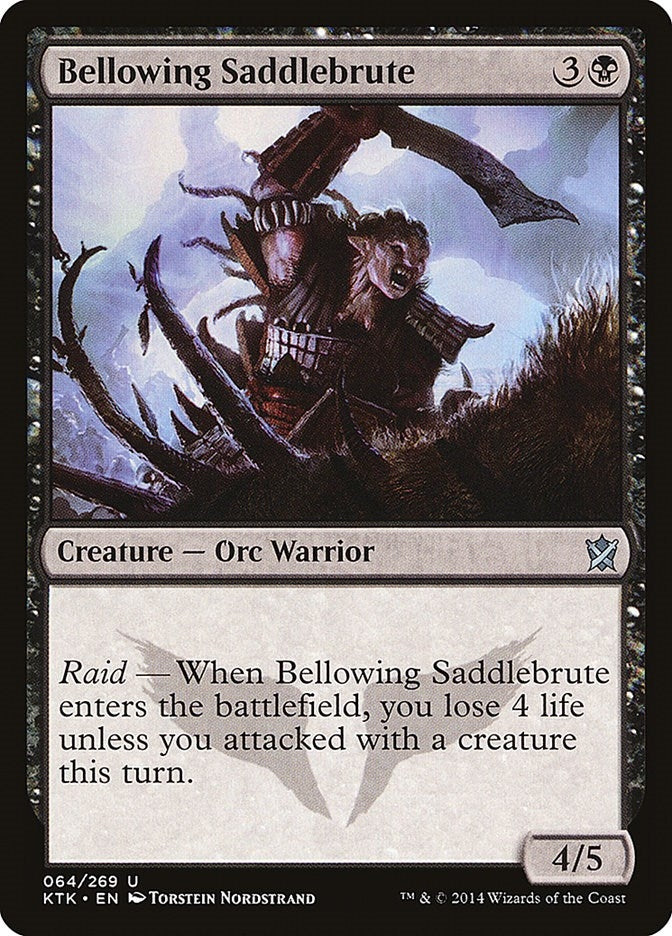 Bellowing Saddlebrute (64) [KTK] - MTG Single