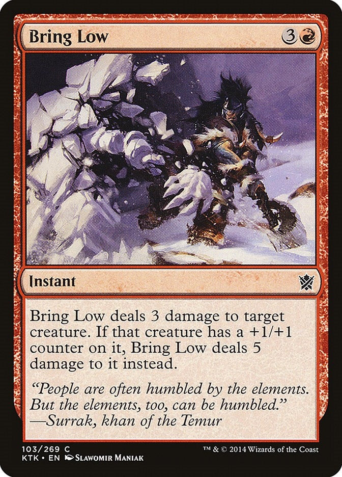 Bring Low (103) [KTK] - MTG Single