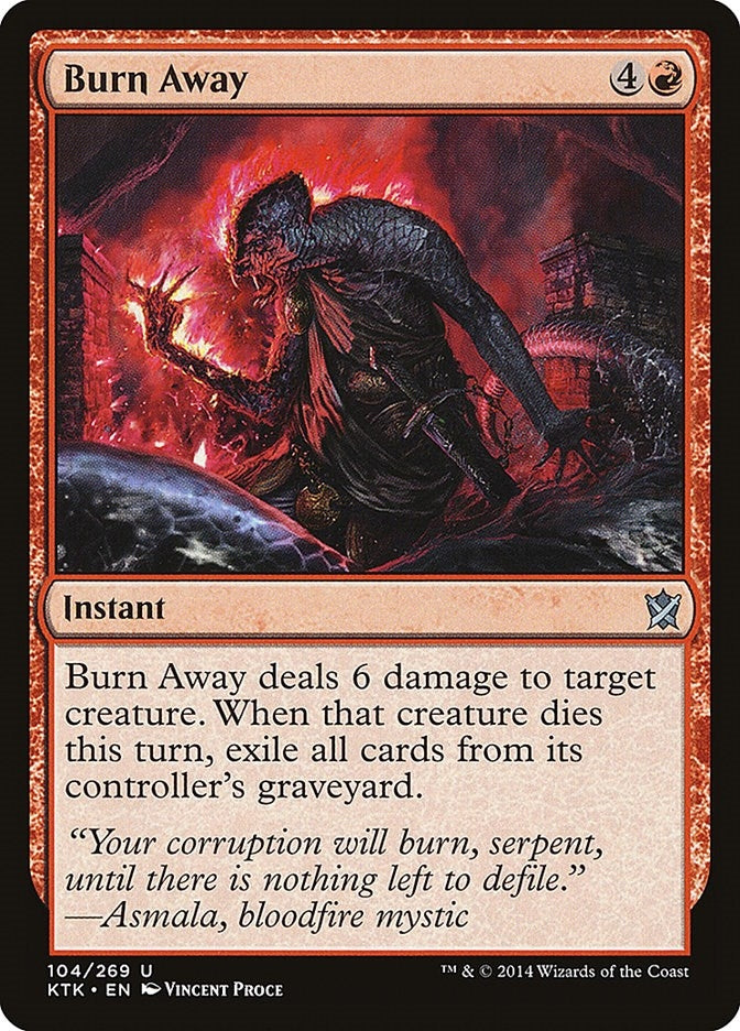 Burn Away (104) [KTK] - MTG Single