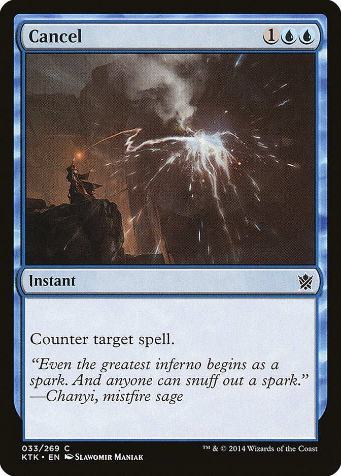 Cancel (33) [KTK] - MTG Single
