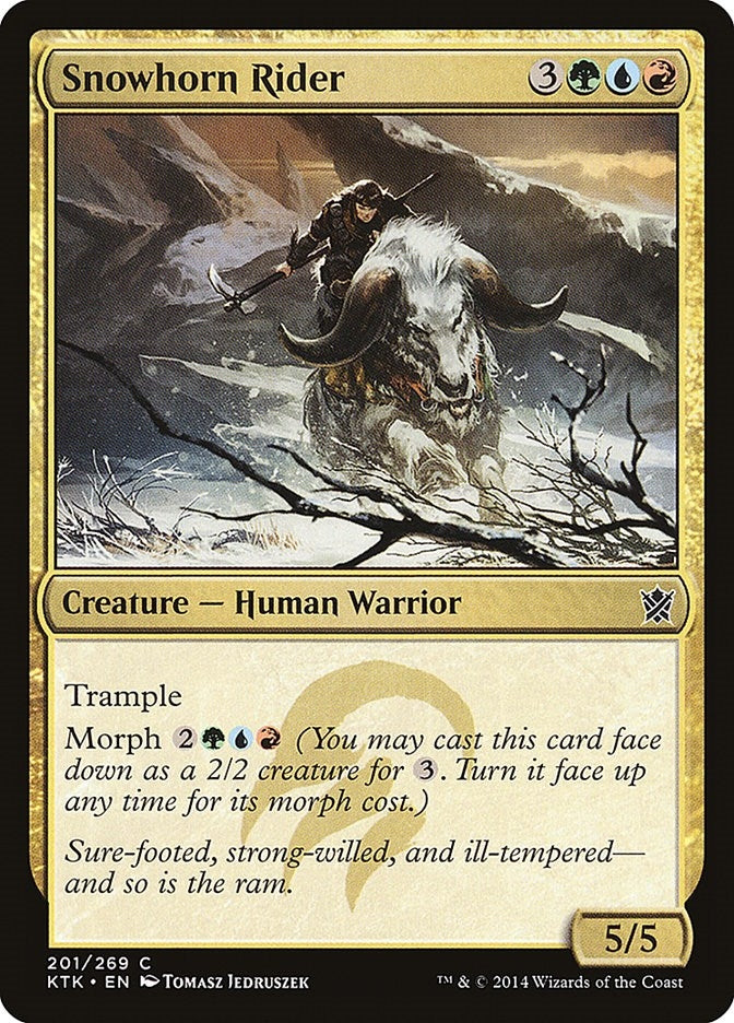 Snowhorn Rider (201) [KTK] - MTG Single