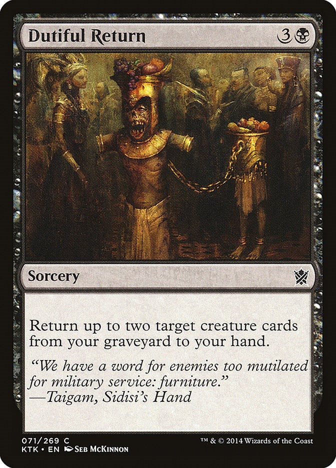 Dutiful Return (71) [KTK] - MTG Single