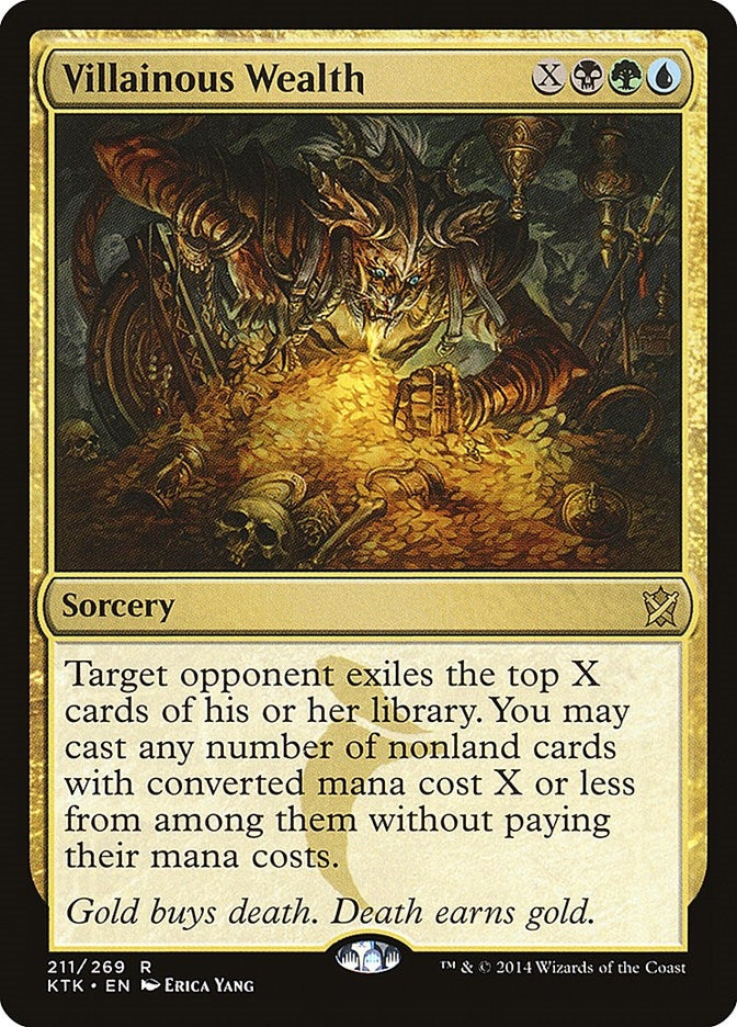 Villainous Wealth (211) [KTK] - MTG Single