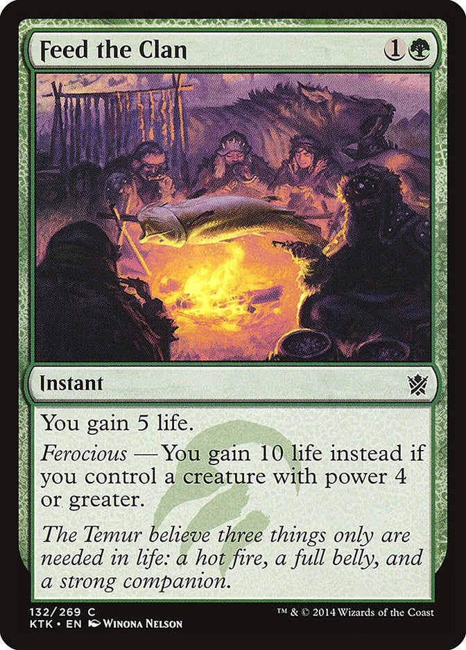 Feed the Clan (132) [KTK] - MTG Single