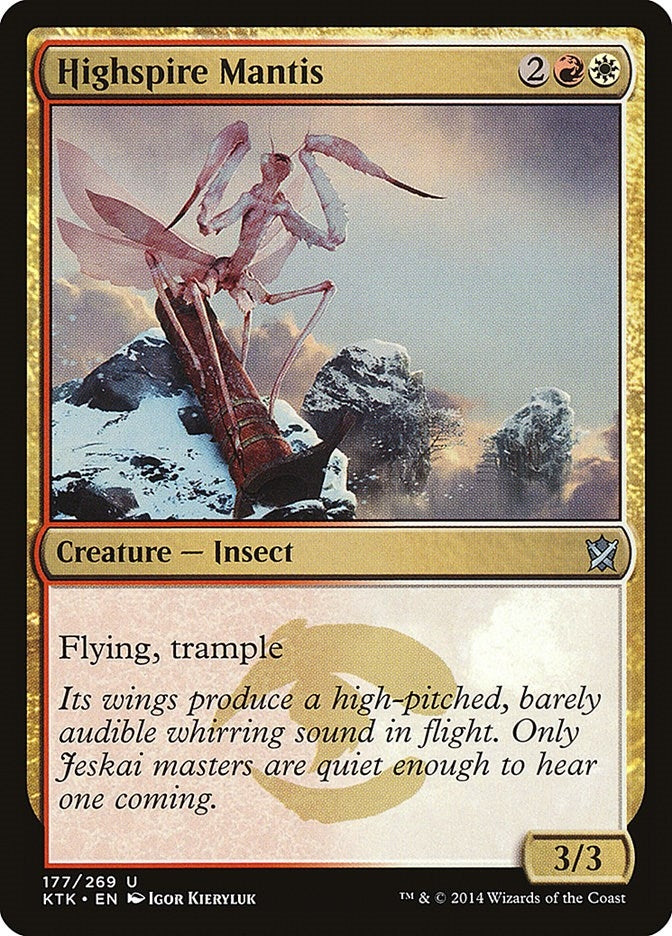 Highspire Mantis (177) [KTK] - MTG Single