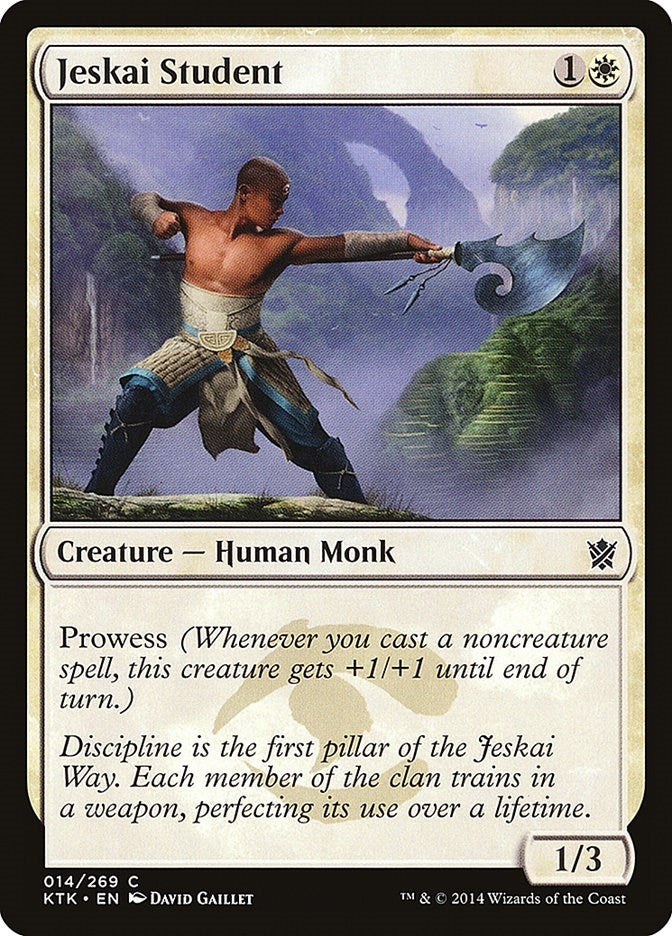 Jeskai Student (14) [KTK] - MTG Single