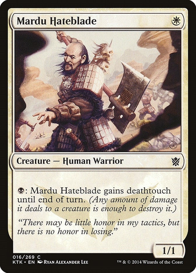 Mardu Hateblade (16) [KTK] - MTG Single