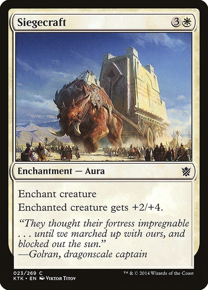 Siegecraft (23) [KTK] - MTG Single
