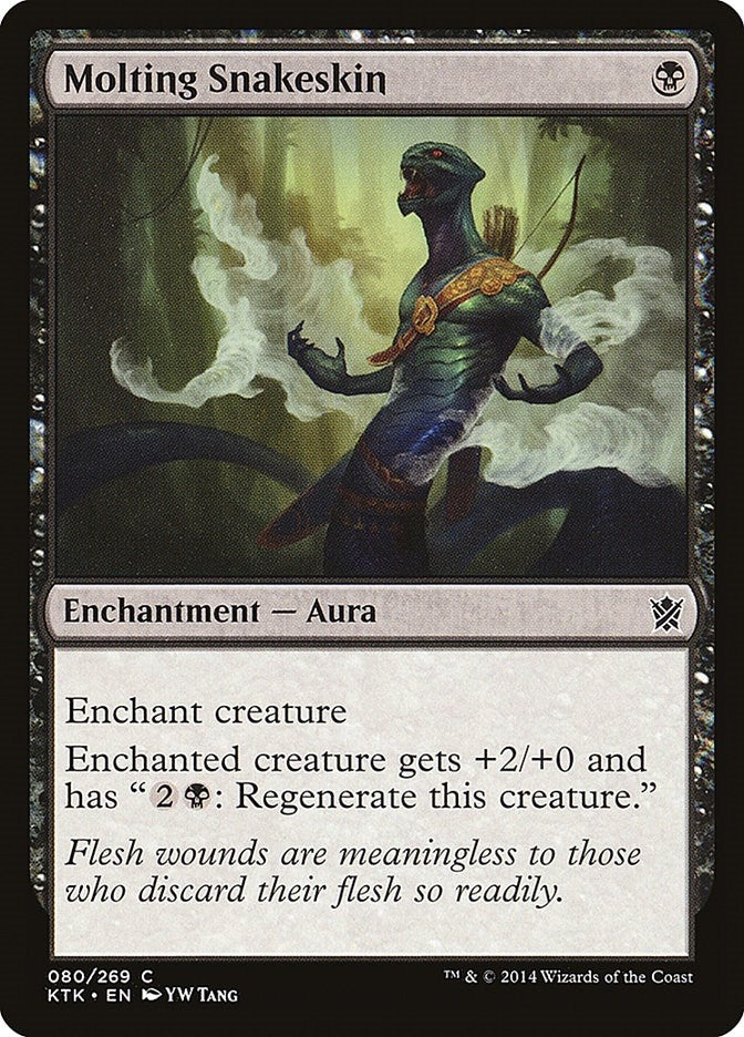 Molting Snakeskin (80) [KTK] - MTG Single