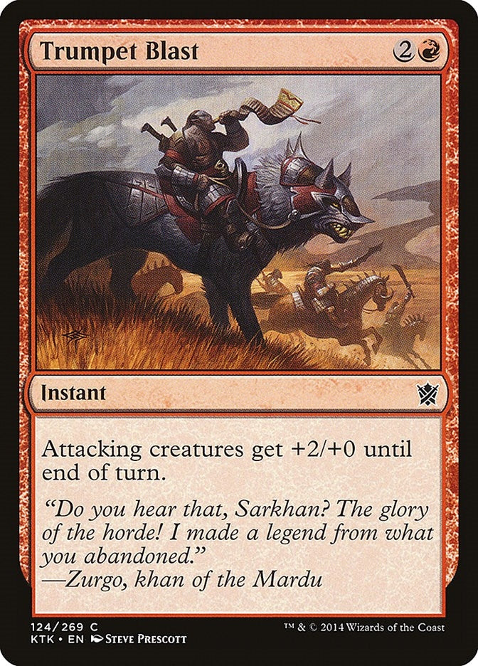 Trumpet Blast (124) [KTK] - MTG Single