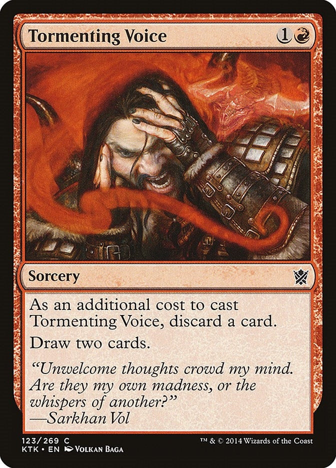 Tormenting Voice (123) [KTK] - MTG Single