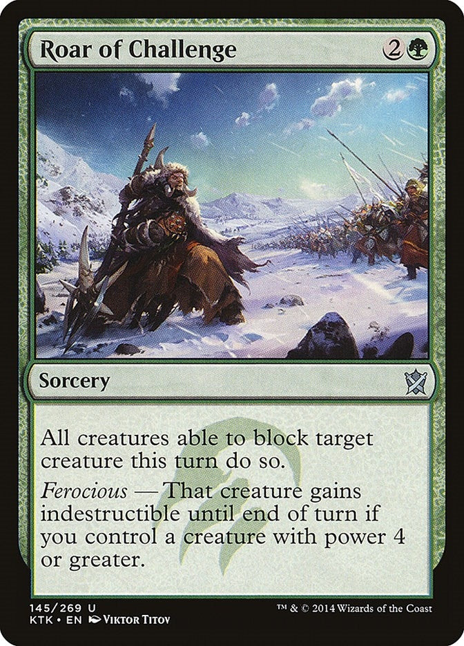 Roar of Challenge (145) [KTK] - MTG Single