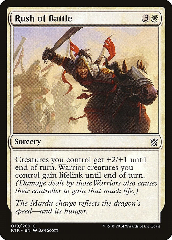 Rush of Battle (19) [KTK] - MTG Single