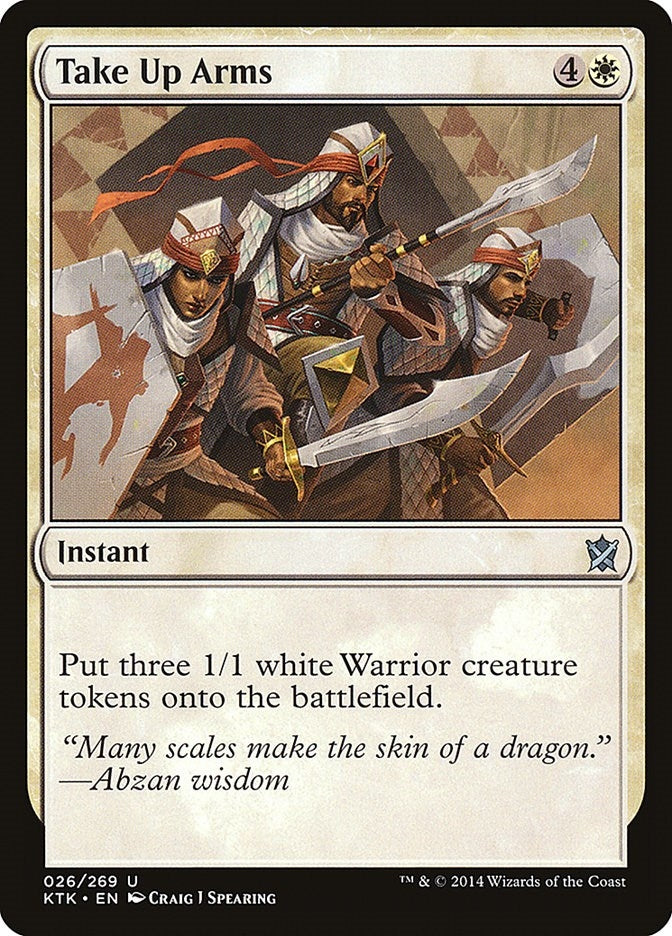 Take Up Arms (26) [KTK] - MTG Single
