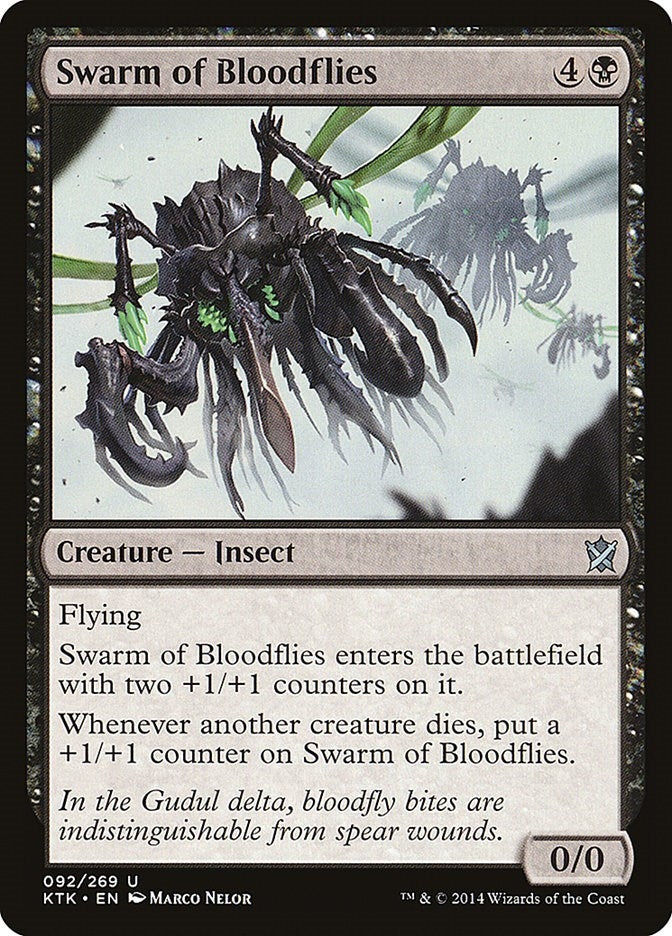 Swarm of Bloodflies (92) [KTK] - MTG Single