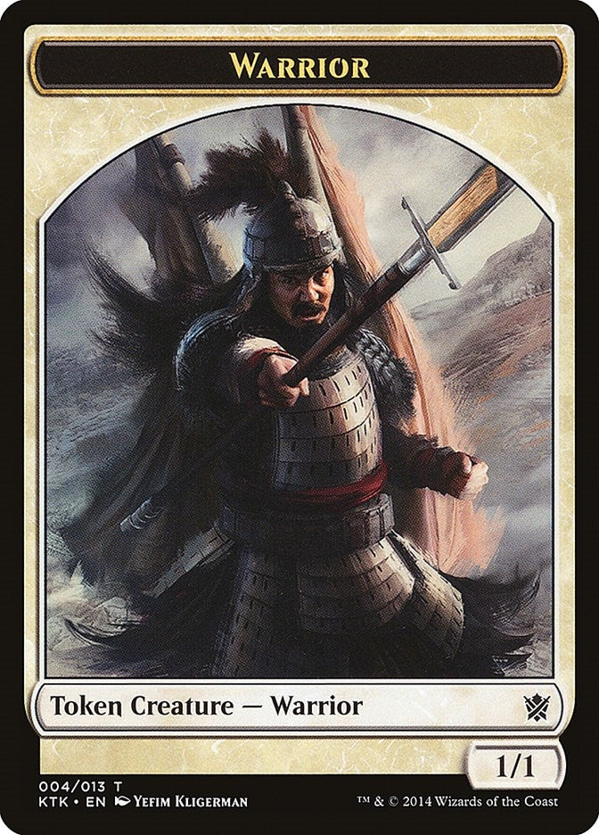 Warrior Token (004) (0) [KTK] - MTG Single