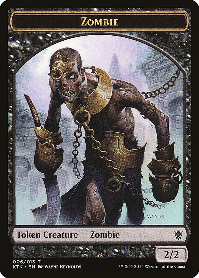 Zombie Token (0) [KTK] - MTG Single