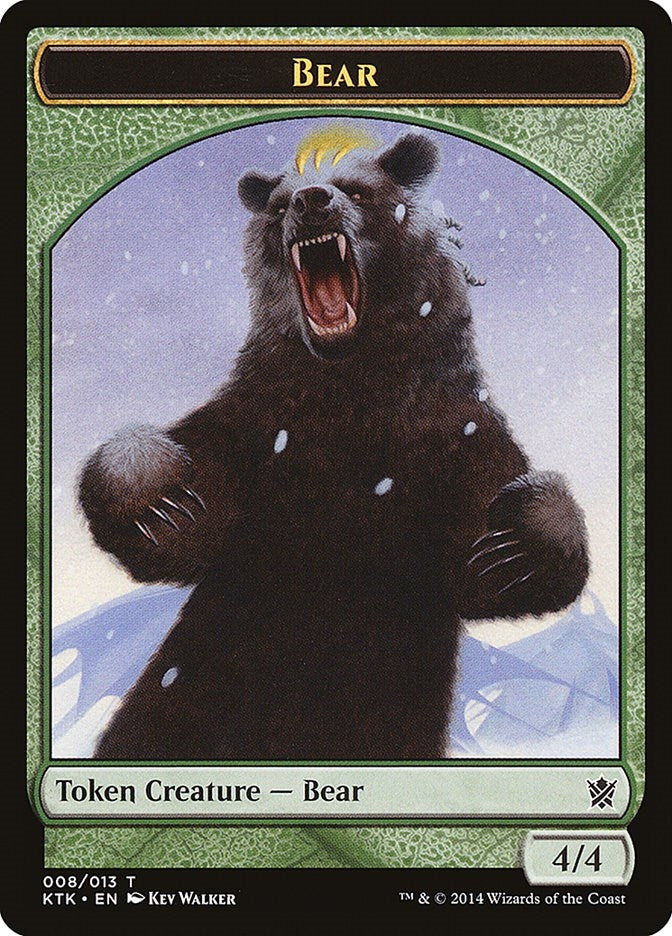 Bear Token (0) [KTK] - MTG Single