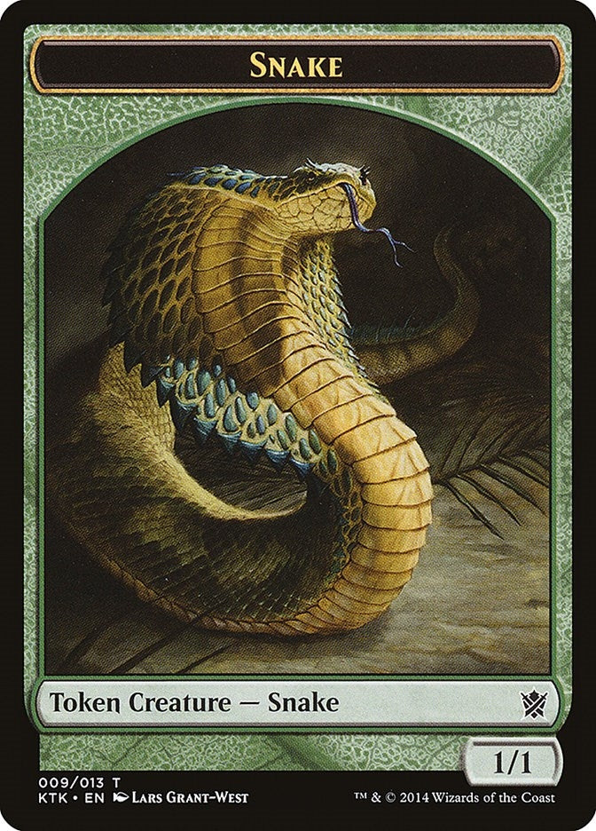 Snake Token (0) [KTK] - MTG Single