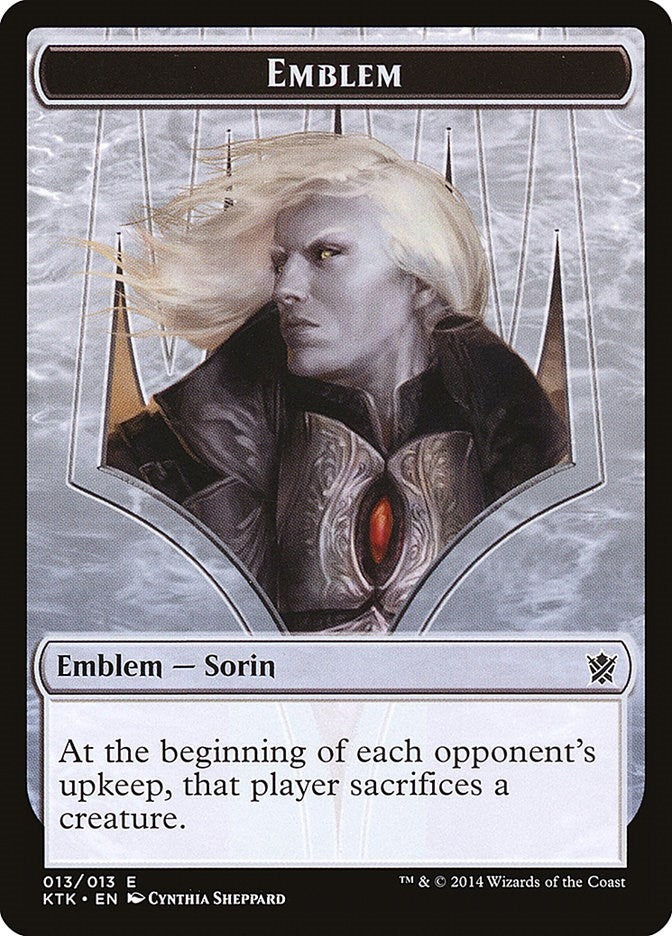 Emblem - Sorin Solemn Visitor (0) [KTK] - MTG Single