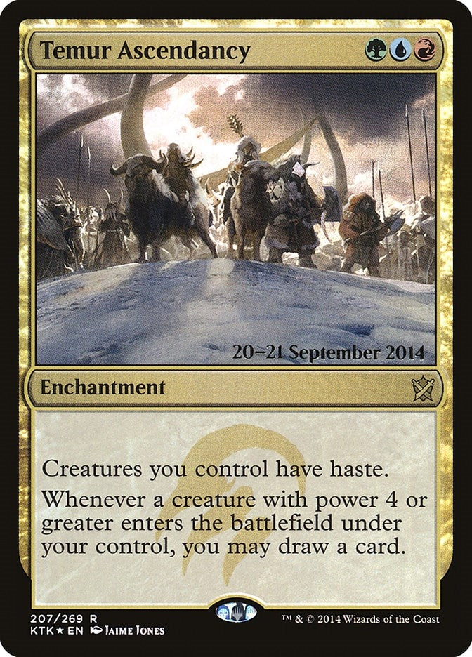 Temur Ascendancy (207) [PRE] - MTG Single