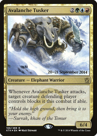 Image for Avalanche Tusker (166) (Prerelease Cards) - Magic: The Gathering