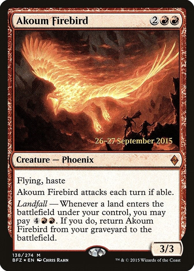 Akoum Firebird (138) [PRE] - MTG Single