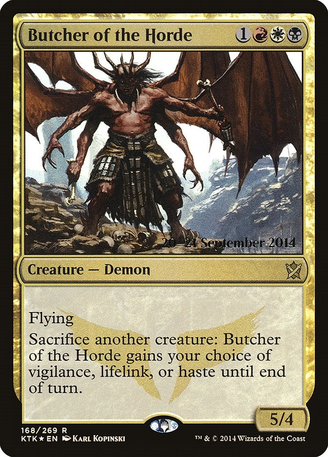 Butcher of the Horde (168) [PRE] - MTG Single
