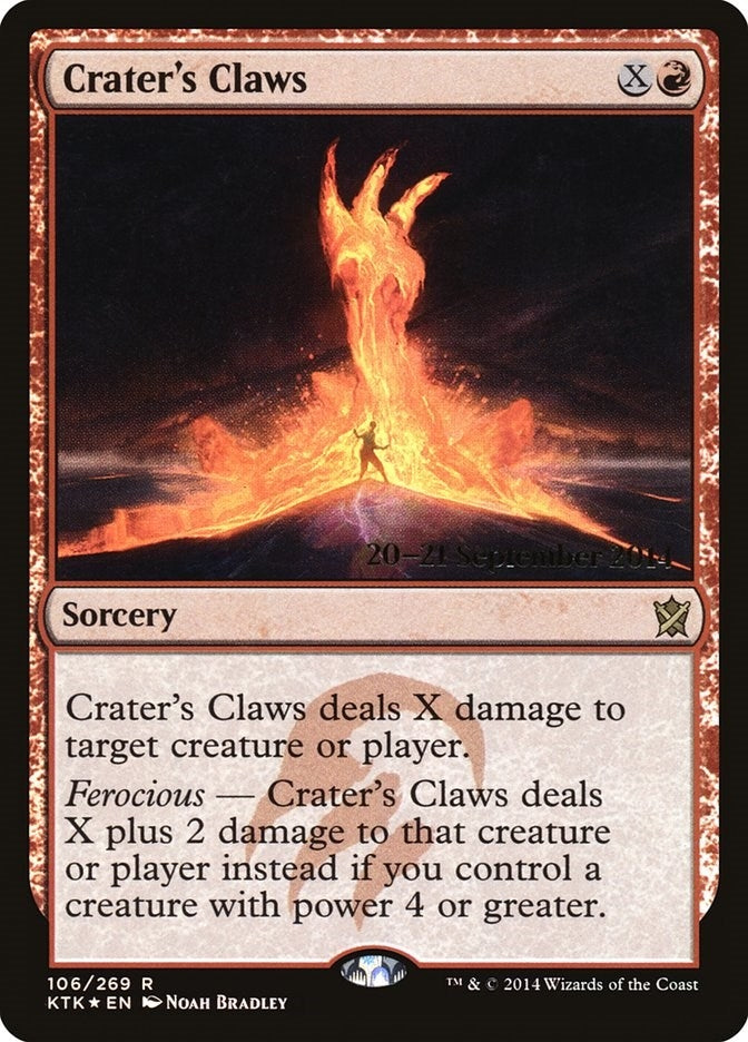 Crater’s Claws (106) [PRE] - MTG Single