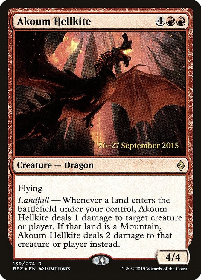 Akoum Hellkite (139) [PRE] - MTG Single