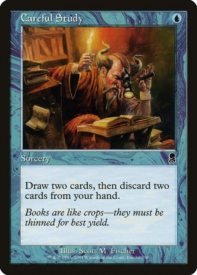 Careful Study (70) [ODY] - MTG Single