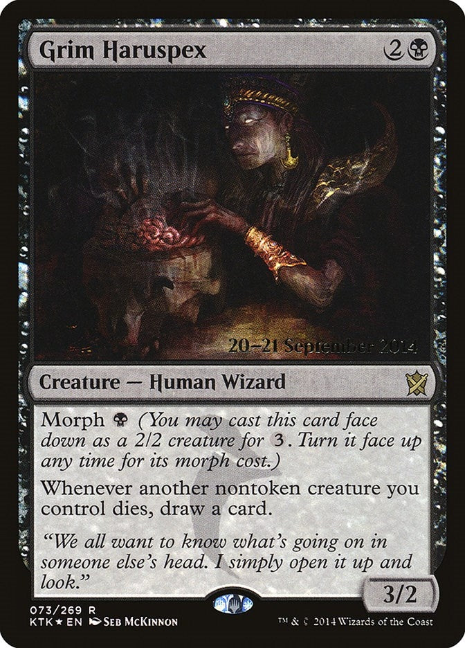 Grim Haruspex (73) [PRE] - MTG Single